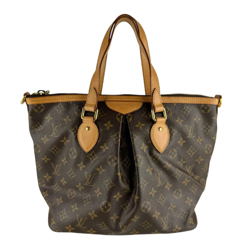 LOUIS VUITTON Authentic Brown Monogram Canvas Shoulder Bag